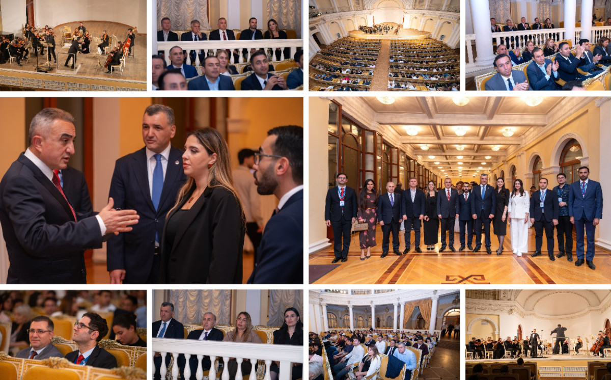 EYBA-nın payız konfransının iştirakçıları Dövlət Akademik Filarmoniyasında konsert proqramında iştirak ediblər 