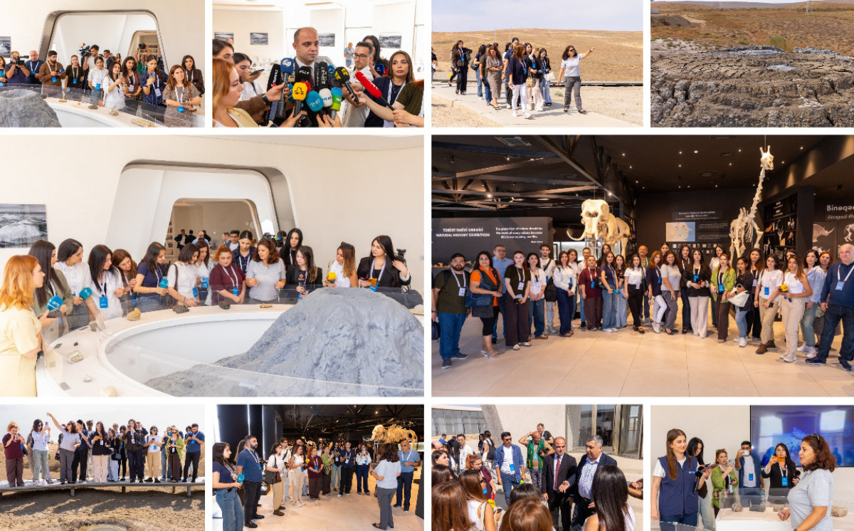 Palçıq Vulkanları Turizm Kompleksinə mediatur təşkil olunub 