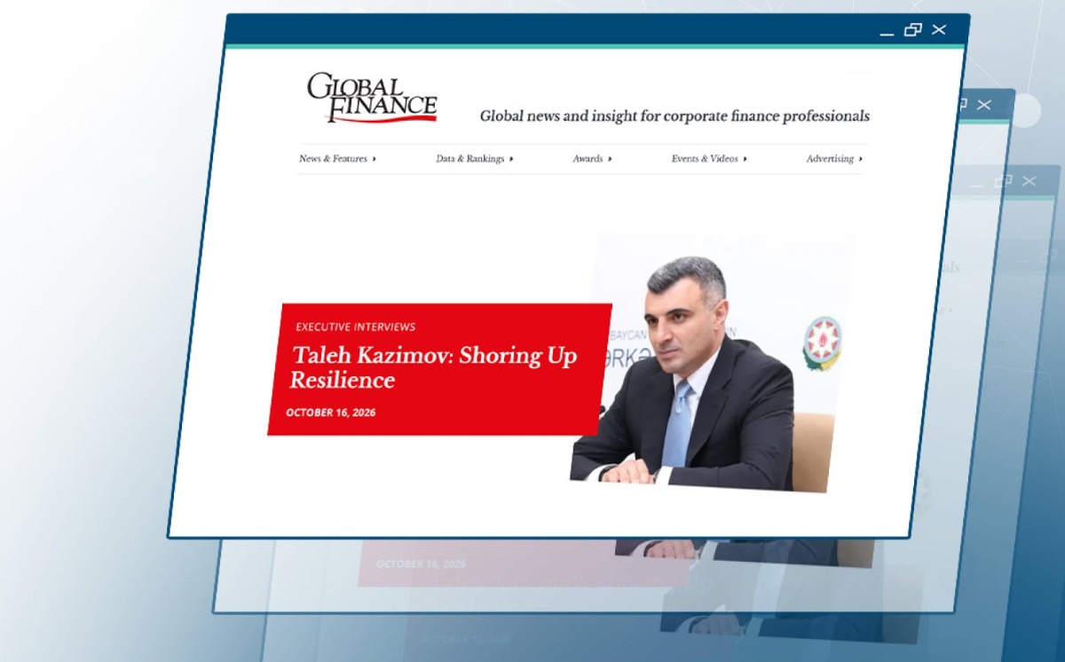 Taleh Kazımov “Global Finance” jurnalına müsahibə verib 