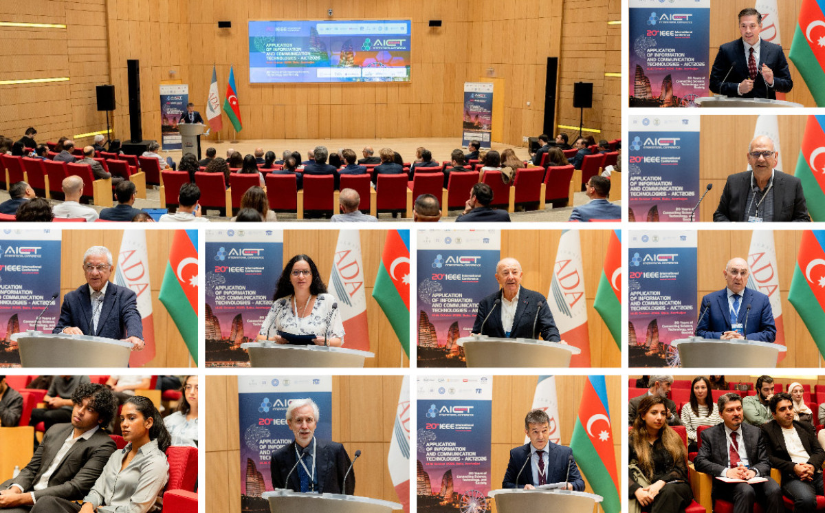ADA Universitetində 20-ci IEEE Beynəlxalq AICT2026 Konfransı işə başlayıb 