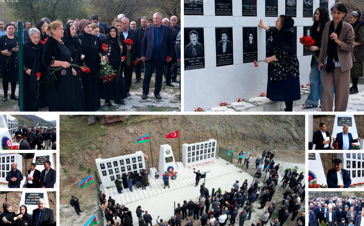 Laçının Şamkənd kəndində şəhidlərin xatirəsinə ucaldılmış abidə kompleksinin açılışı olub 