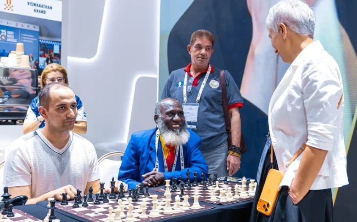 İlahə Qədimova Ümumdünya Şahmat Olimpiadasında seans keçirib 