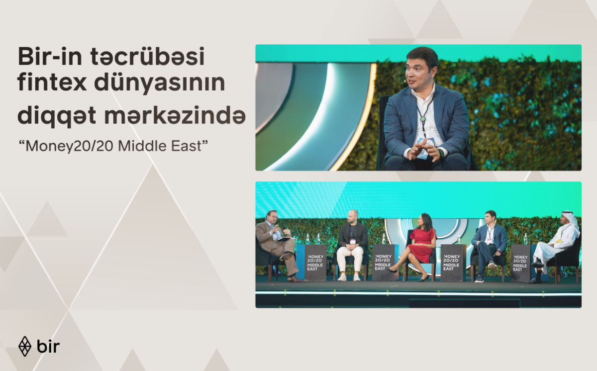Bir Azərbaycanın rəqəmsal transformasiya təcrübəsini Ər-Riyadda “Money20/20 Middle East” tədbirində təqdim edib 