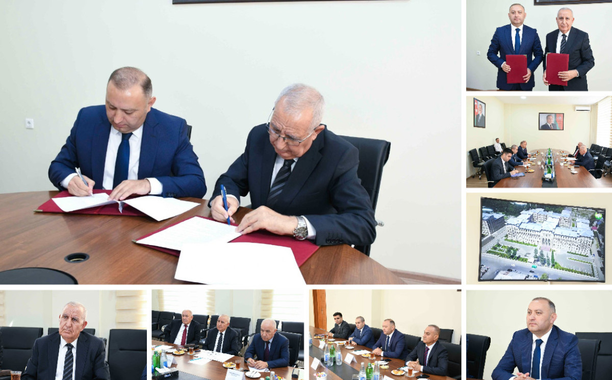 ADAU ilə “TEG Agroservis” MMC arasında əməkdaşlıq memorandumu imzalanıb 