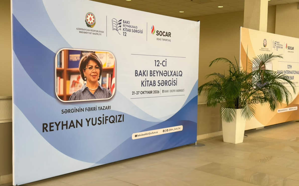BDU-nun dosenti Reyhan Şıxlinskaya 12-ci Bakı Beynəlxalq Kitab Sərgisinin fəxri yazarıdır 