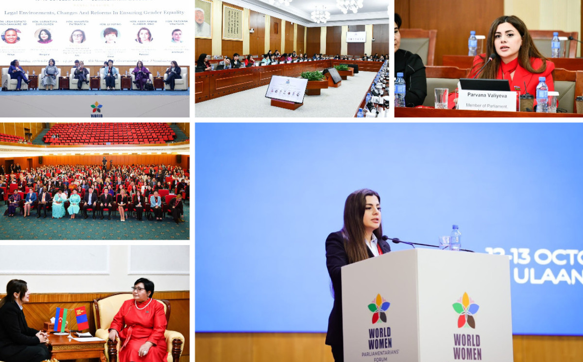 Deputat Pərvanə Vəliyeva Ümumdünya Qadın Parlamentarilər Forumunda iştirak edib 