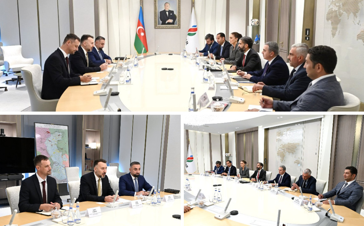 SOCAR-ın prezidenti “Halliburton” şirkətinin Şərq yarımkürəsi üzrə prezidenti ilə görüşüb 