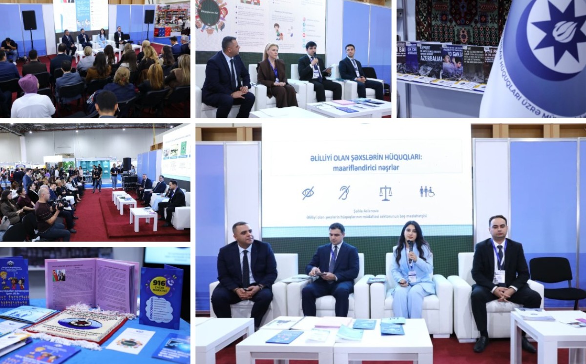XII Bakı Beynəlxalq Kitab Sərgisində Ombudsmanın hüquqi nəşrlərinin təqdimat mərasimi keçirilib 