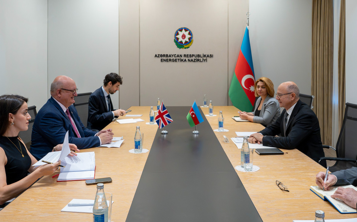 Energy Minister has held discussions with UK Ambassador to Azerbaijan 