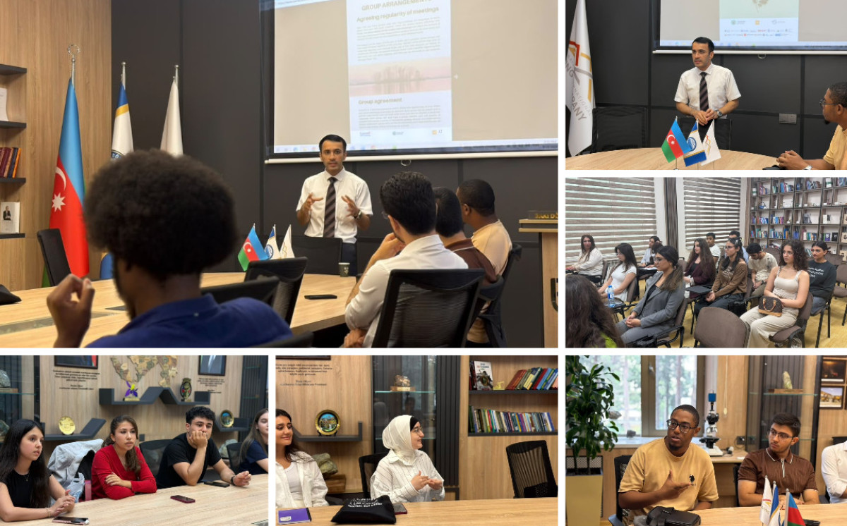 BDU-da “FUTURE17 SDG Challenge” proqramının iştirakçıları ilə ilk görüş 