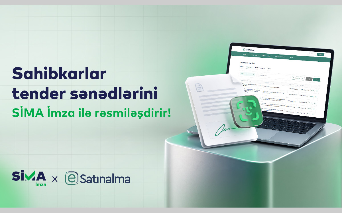 Entrepreneurs will sign documents on Etender.gov.az using SİMA İmza 