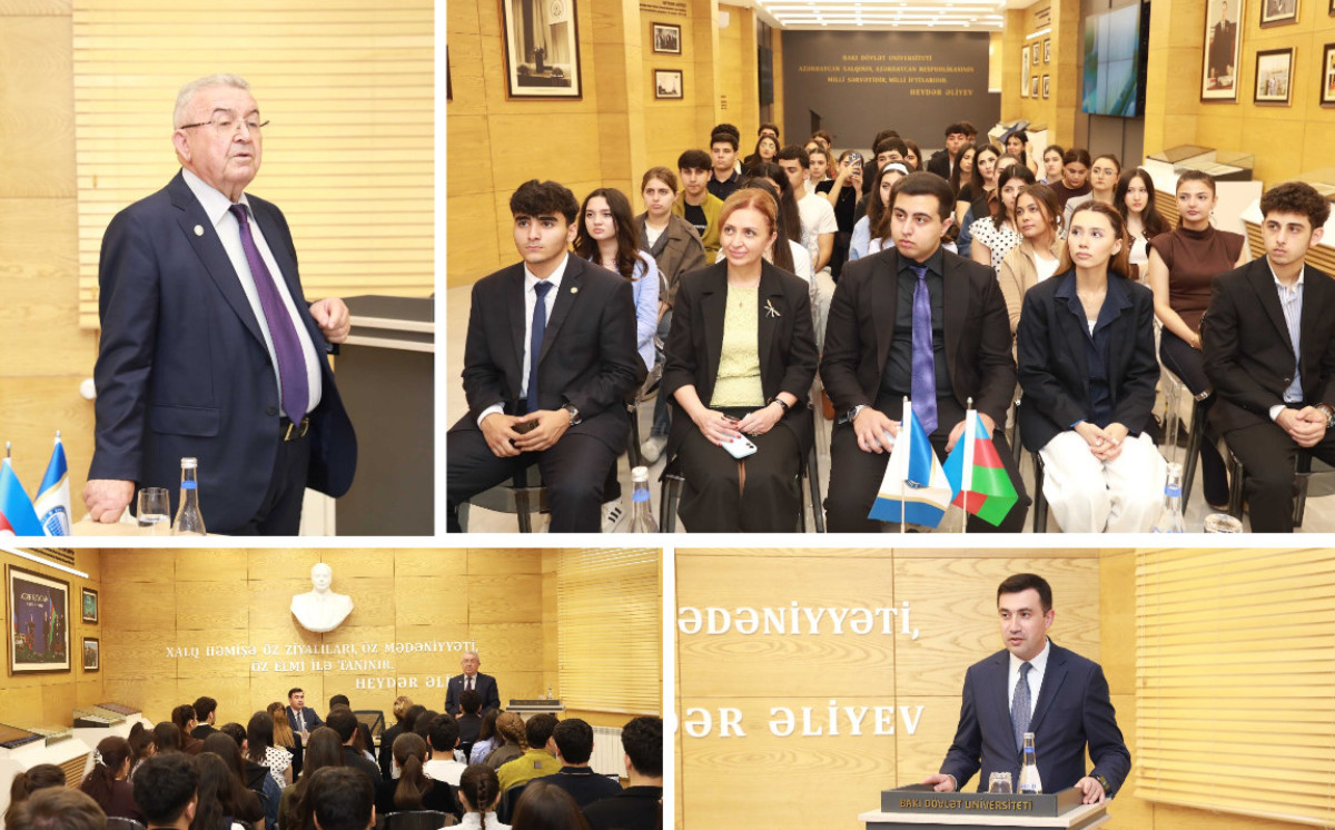 BSU Hosts Heydar Aliyev Lecture with Professor Misir Mardanov 