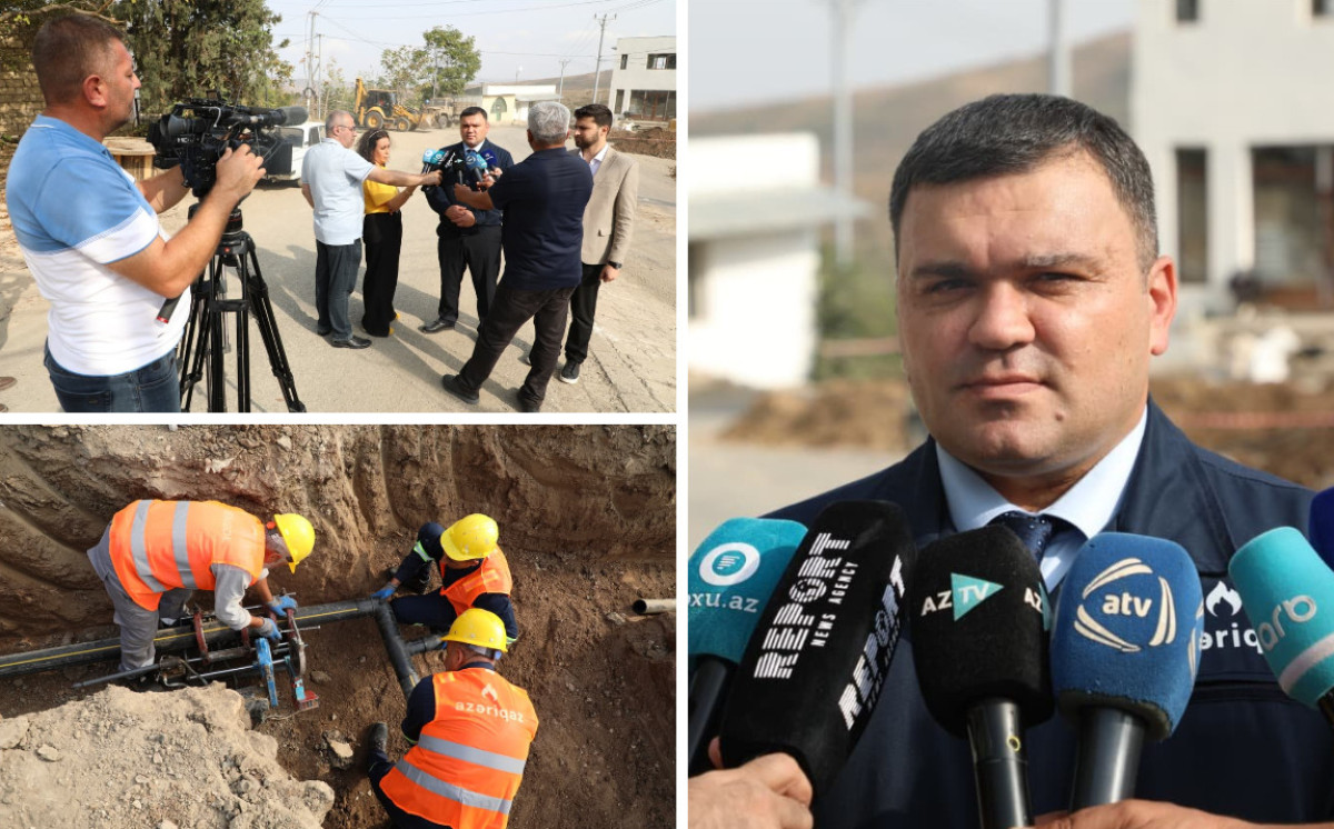 Xocavəndin iki kəndində qazlaşdırma işləri həyata keçirilir 