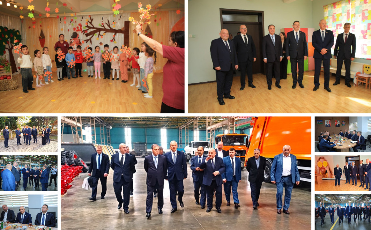 Belarus Respublikasının bir qrup nümayəndə heyəti Gəncə avtomobil zavodu İstehsalat Birliyində olub 