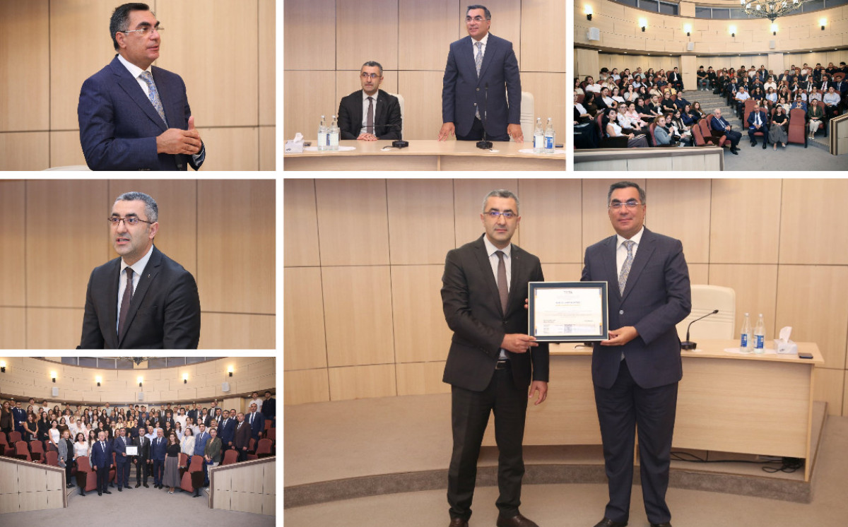 Bakı Ali Neft Məktəbinin institusional akkreditasiya şəhadətnaməsi təqdim olunub 