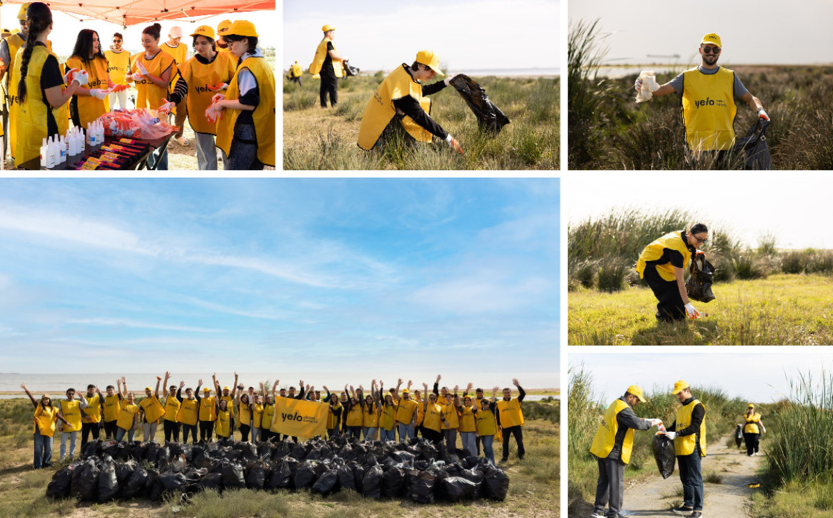 Hovsan beach cleaned as part of Yelo Bank’s “Bright Shores” campaign 