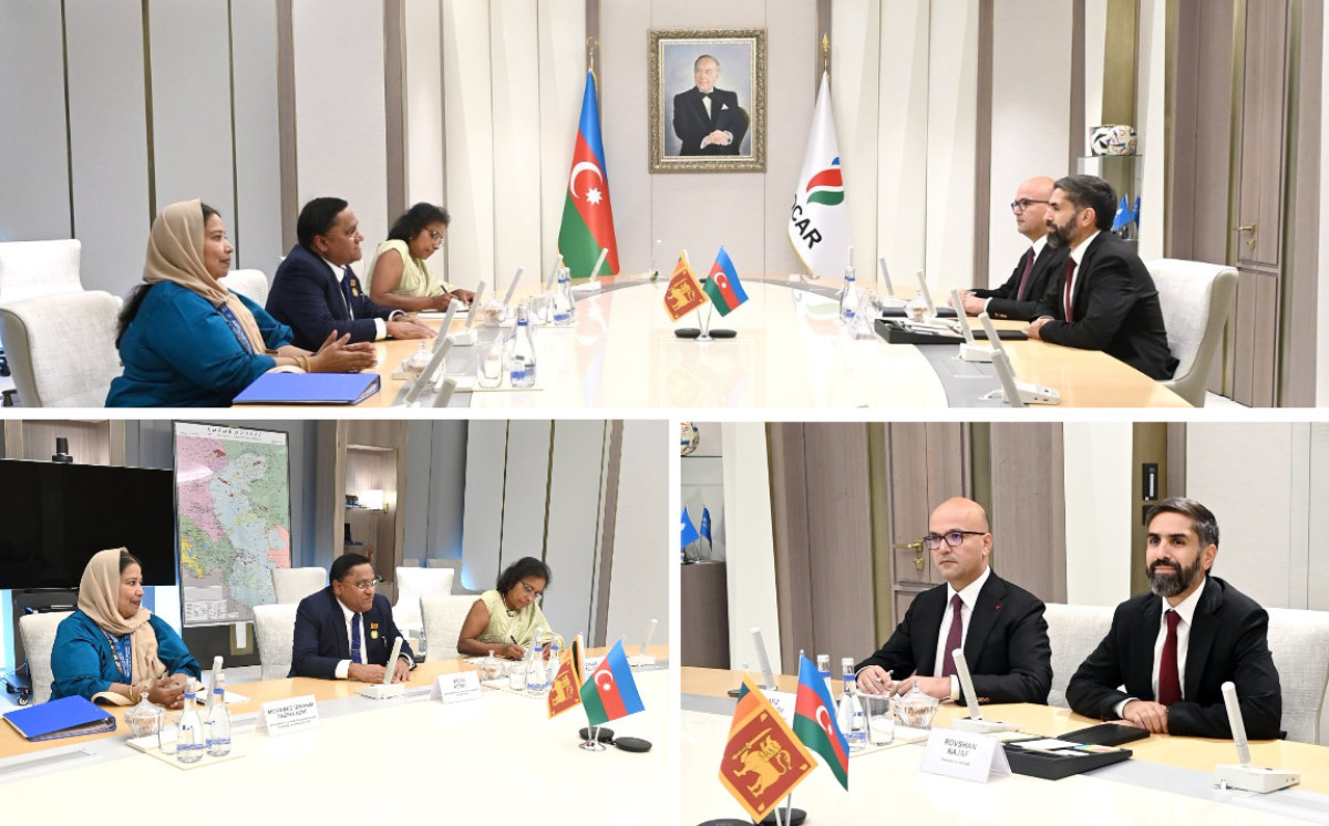SOCAR President Meets with Sri Lanka’s Minister of Foreign Affairs, Foreign Employment and Tourism 