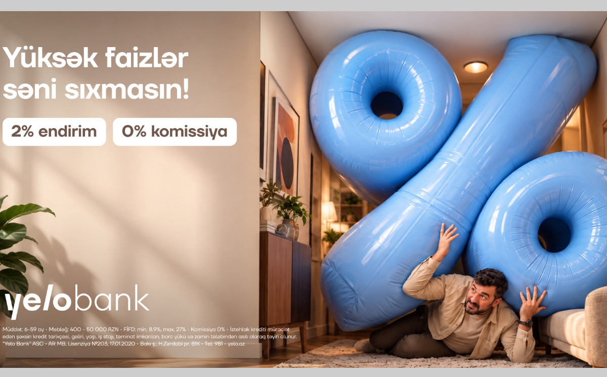 2%-dək endirimlə kreditlərini bir ünvanda cəmlə! 